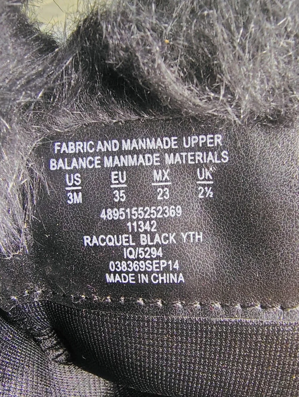 Women's Black Fur-Trim Lace-Up Boots